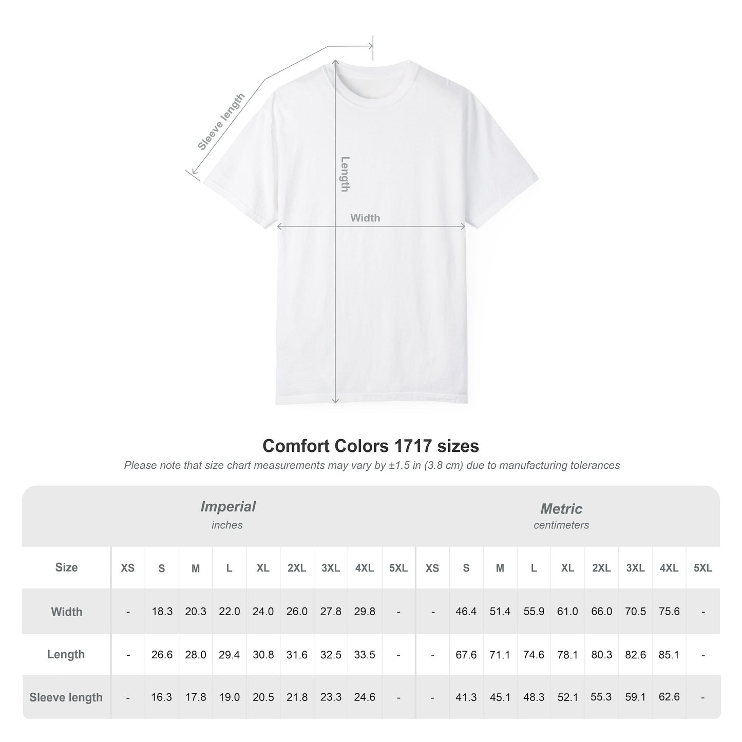 NURSE / Unisex Garment-Dyed Front Print T-Shirt