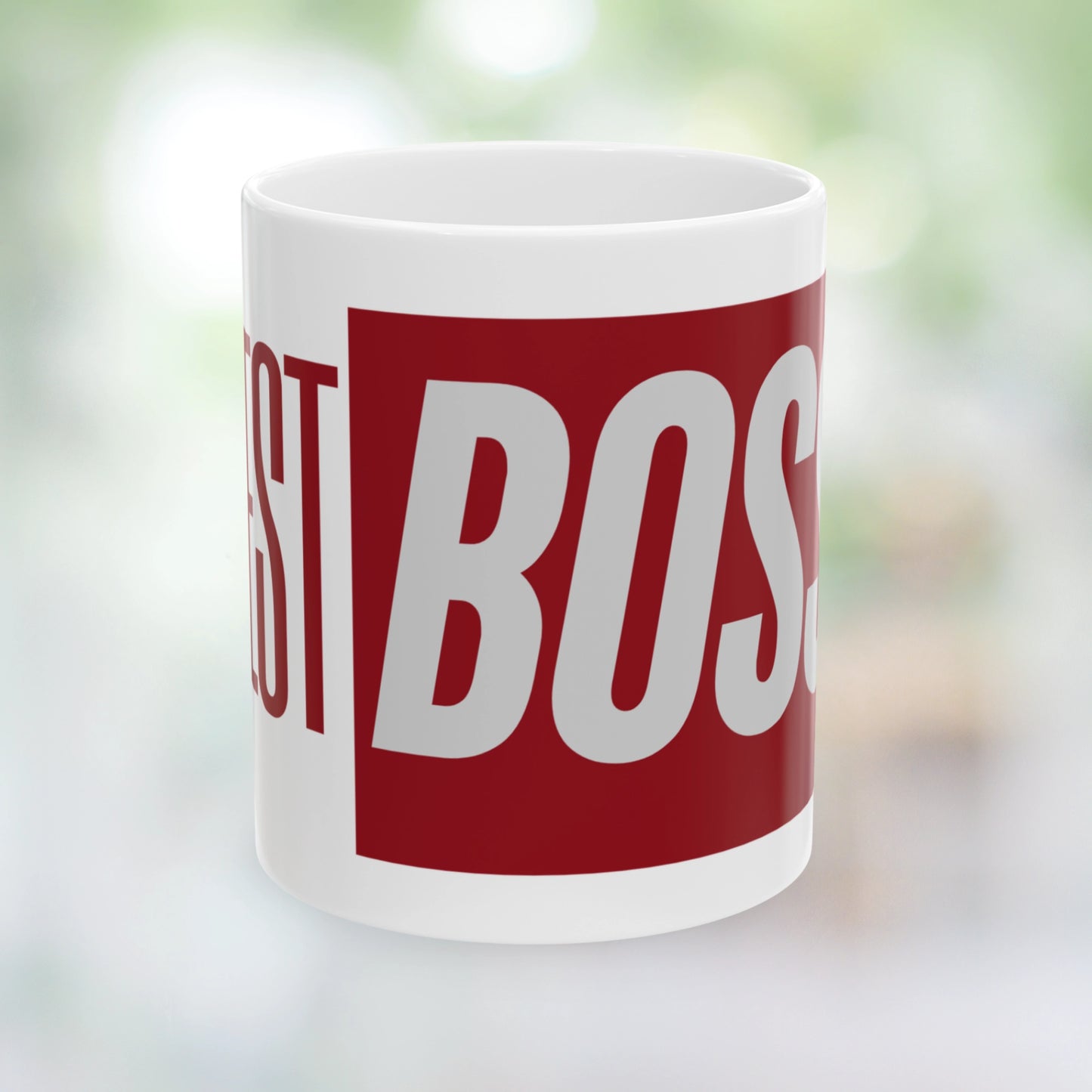 BEST BOSS Mug | Printed Ceramic Coffee Mug