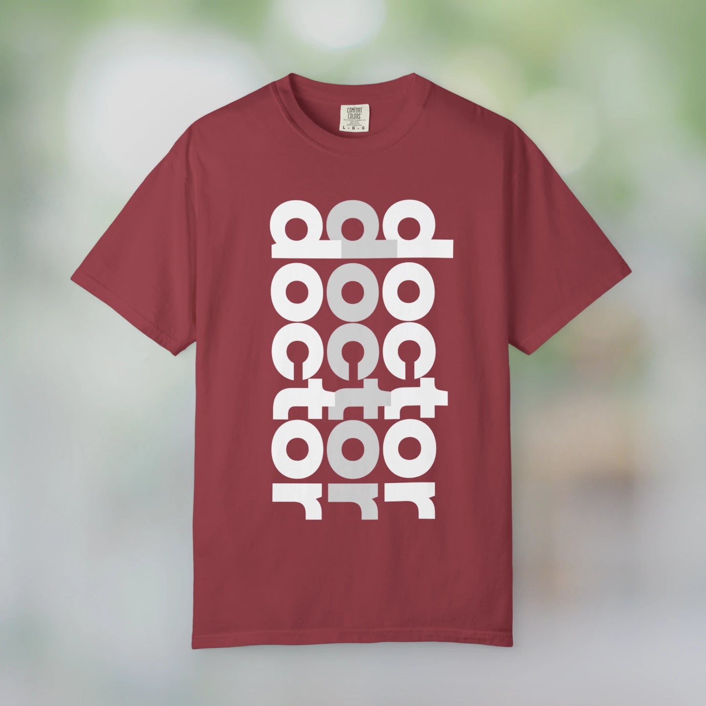 DOCTOR / Unisex Garment-Dyed Front Print T-Shirt
