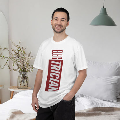 ELECTRICIAN / Unisex Garment-Dyed Front Print T-Shirt