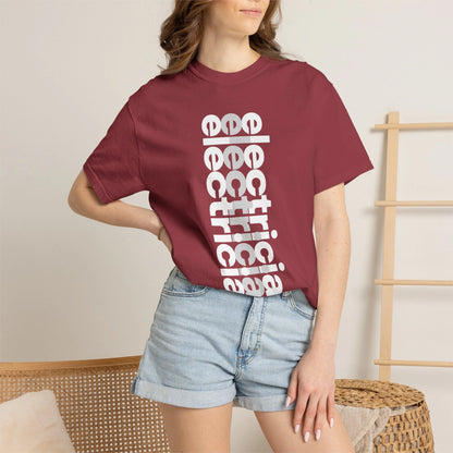 ELECTRICIAN / Unisex Garment-Dyed Front Print T-Shirt