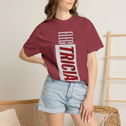 ELECTRICIAN / Unisex Garment-Dyed Front Print T-Shirt