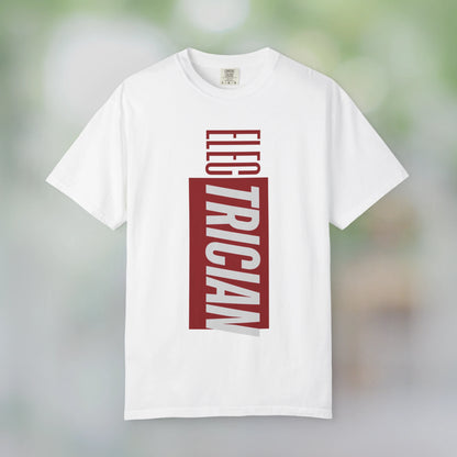 ELECTRICIAN / Unisex Garment-Dyed Front Print T-Shirt