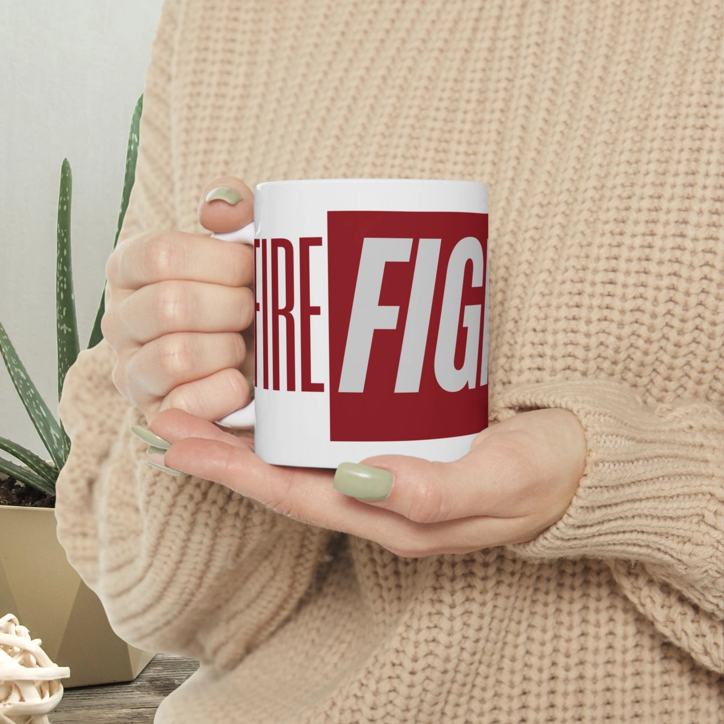 FIREFIGHTER Mug | Printed Ceramic Coffee Mug