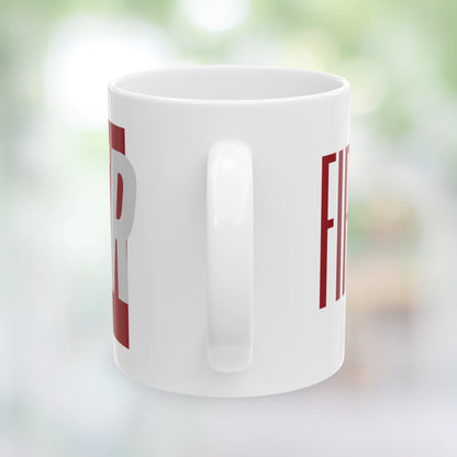 FIREFIGHTER Mug | Printed Ceramic Coffee Mug