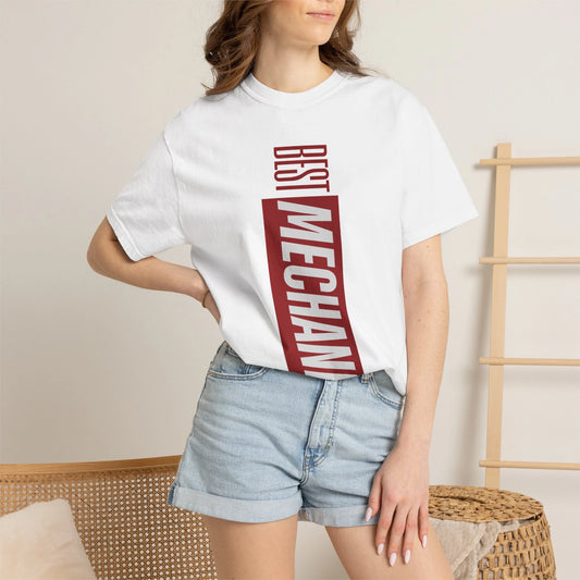 BEST MECHANIC / Unisex Garment-Dyed Front Print T-Shirt