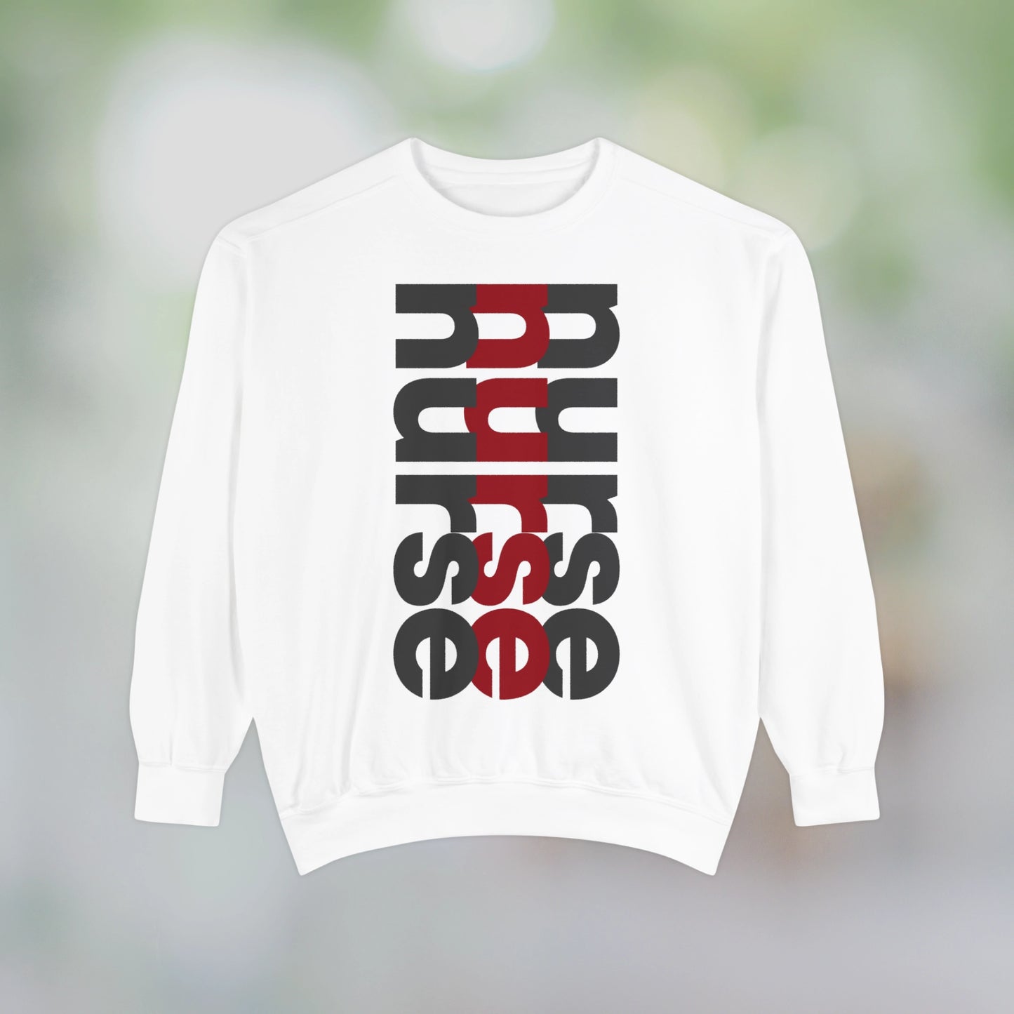 NURSE / Unisex Garment-Dyed Front Print Sweatshirt