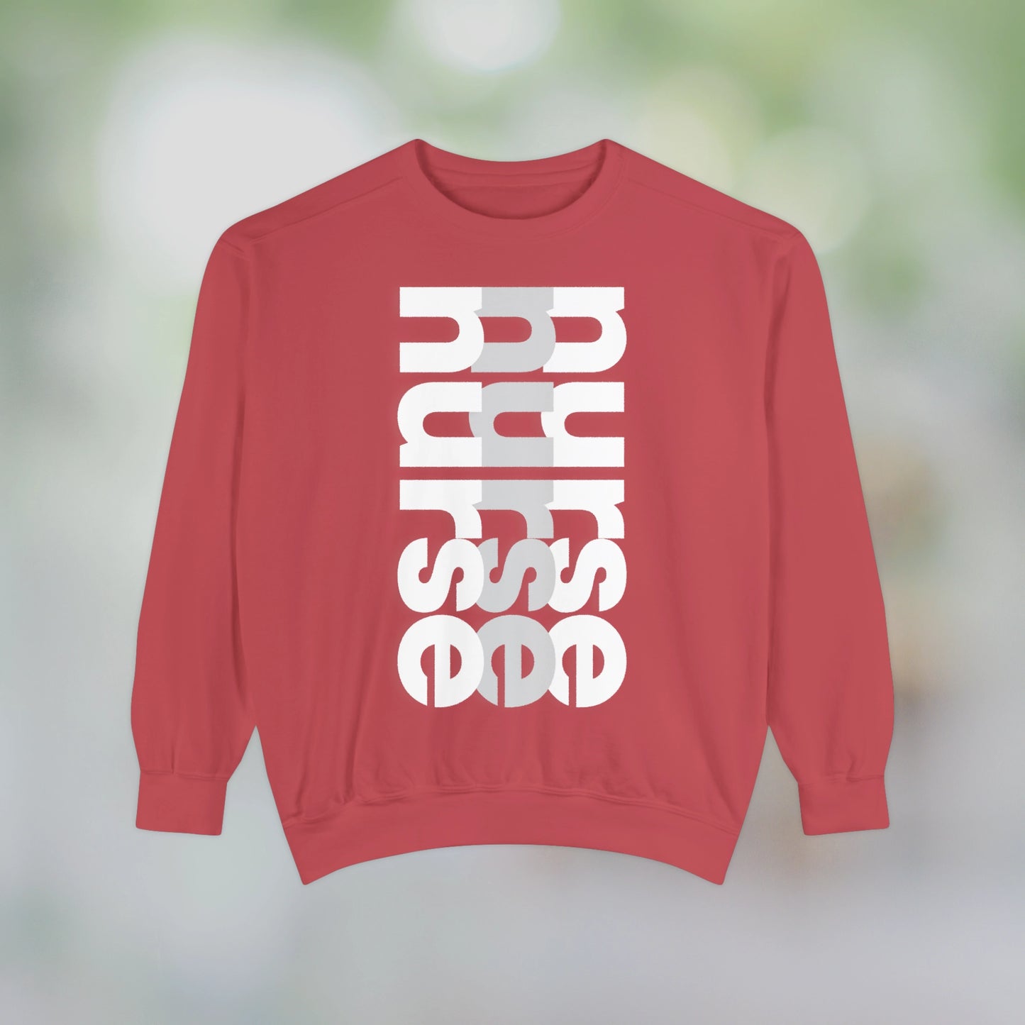 NURSE / Unisex Garment-Dyed Front Print Sweatshirt
