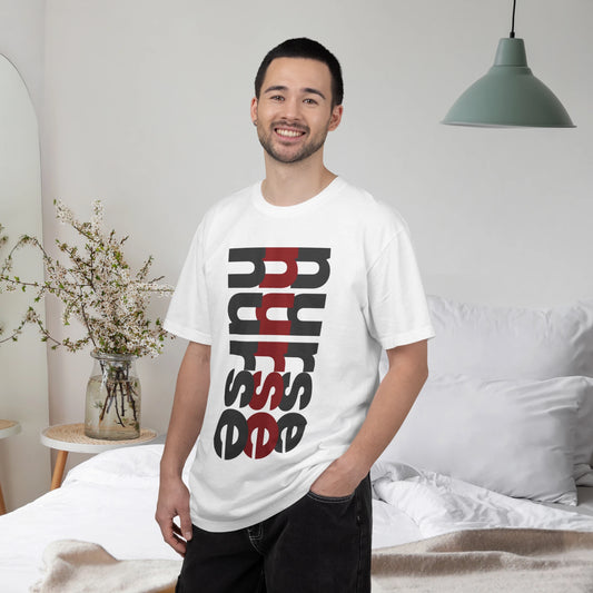 NURSE / Unisex Garment-Dyed Front Print T-Shirt