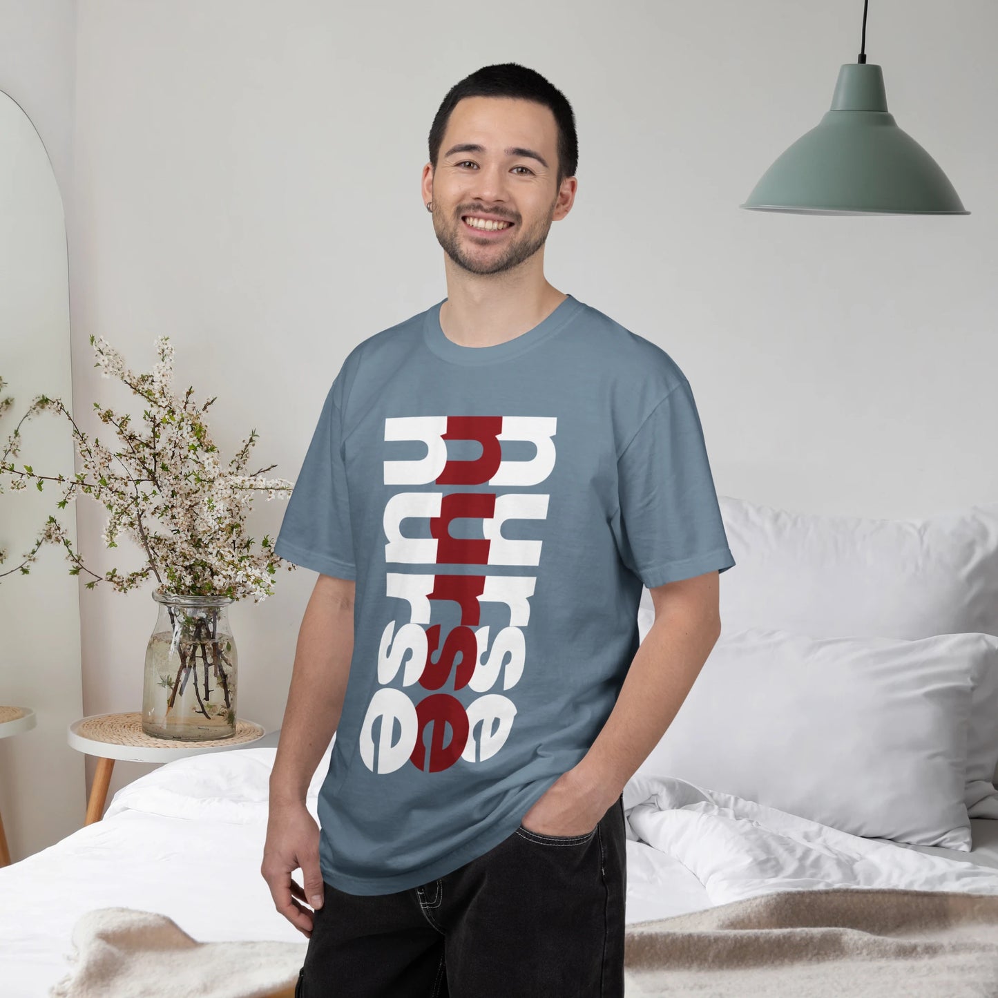NURSE / Unisex Garment-Dyed Front Print T-Shirt