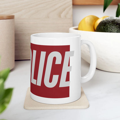 BEST POLICE Mug | Printed Ceramic Coffee Mug