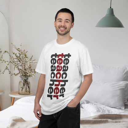TEACHER / Unisex Garment-Dyed Front Print T-Shirt