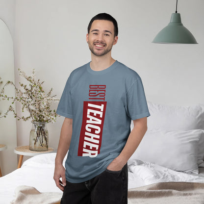 BEST TEACHER / Unisex Garment-Dyed Front Print T-Shirt