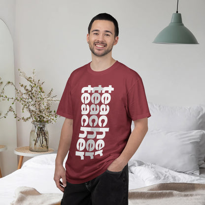 TEACHER / Unisex Garment-Dyed Front Print T-Shirt