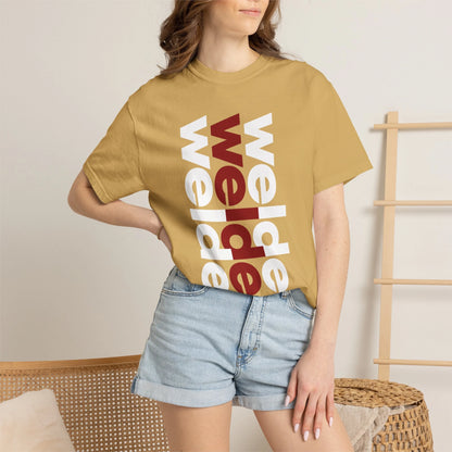 WELDER / Unisex Garment-Dyed Front Print T-Shirt